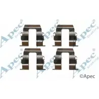 Комплектующие, тормозные колодки APEC BRAKING 1420429968 B9 I4WX KIT435 U1C86I1