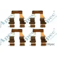 Комплектующие, тормозные колодки APEC BRAKING D2 TXGKV 7F2RPMJ 1420429969 KIT436