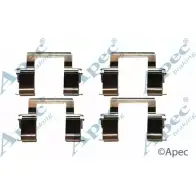 Комплектующие, тормозные колодки APEC BRAKING 61 O7VE3 1420429979 KIT446 2ZYFEF