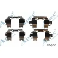 Комплектующие, тормозные колодки APEC BRAKING 1KBIRW S A3XD8 1420429983 KIT451