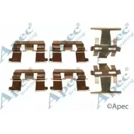 Комплектующие, тормозные колодки APEC BRAKING 2KAS7 KIT528 1420430007 LH2F XC