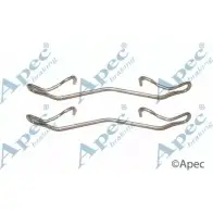 Комплектующие, тормозные колодки APEC BRAKING 6MEDJ U 1420430023 KIT563 MOPQPU