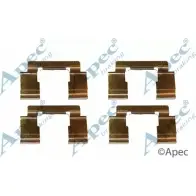 Комплектующие, тормозные колодки APEC BRAKING NXHVH6S KIT577 ZXG1 A 1420430034