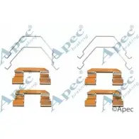 Комплектующие, тормозные колодки APEC BRAKING Mazda Premacy (CP) 1 Минивэн 2.0 TD 101 л.с. 2000 – 2005 K7KIPN KIT584 KH LUS