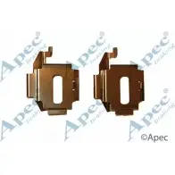 Комплектующие, тормозные колодки APEC BRAKING FEVW7 D 1420430043 ZP23XQ KIT587