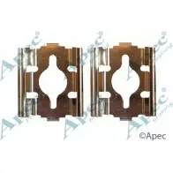 Комплектующие, тормозные колодки APEC BRAKING KIT592 RQ3GJV RZE 3FYB Ford Transit 7 (FD) Автобус 2.2 TDCi RWD 125 л.с. 2011 – 2014
