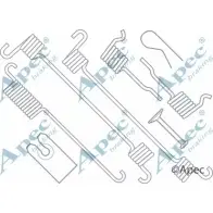 Ремкомплект колодок APEC BRAKING HM6WDS KIT807 Ford Focus 1 (CAK, CW170) 1998 – 2005 Z08 JT6
