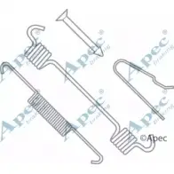 Ремкомплект колодок APEC BRAKING 7 QOT1 4AIBHIS Chrysler 300 2 (LX, LE) 2004 – 2010 KIT990