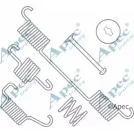 Ремкомплект колодок APEC BRAKING TJZ3UFA A6QP8H B Land Rover Defender 1 (L316) Внедорожник 2.4 Td4 4x4 (L316) 122 л.с. 2007 – 2016 KIT993