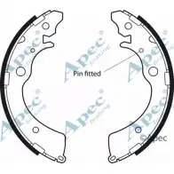 Тормозные колодки APEC BRAKING P3Q DS LN493UO 1420430955 SHU474