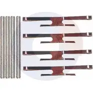 Ремкомплект тормозных колодок CARRAB BRAKE PARTS 2129 HLH IT 1420434123 KWSA1G