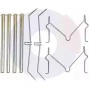 Ремкомплект тормозных колодок CARRAB BRAKE PARTS PAYGAG Toyota Hilux (N140, 50, 60, 70) 6 Пикап 2.5 D 4D (KDN14. KDN15. KDN16. KDN19) 88 л.с. 2001 – 2005 2186 C I9FW