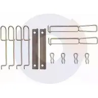 Ремкомплект тормозных колодок CARRAB BRAKE PARTS ID3 60G Renault Twingo (C06) 1 Хэтчбек 1.2 16V (C06C. C06D. C06K) 75 л.с. 2001 – 2007 V92DTH 2232