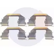 Ремкомплект тормозных колодок CARRAB BRAKE PARTS AK09P 2247 Y PQOO8 Honda CR-V 1 (RD1, 3) 1995 – 2001