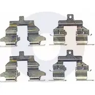 Ремкомплект тормозных колодок CARRAB BRAKE PARTS BMZR S6B Nissan Qashqai (J10) 1 Кроссовер 2467 JCZXKA