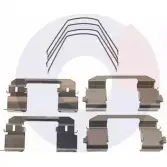 Ремкомплект тормозных колодок CARRAB BRAKE PARTS 2487 Honda CR-V 2 (RD) Кроссовер 2.2 CTDi (RD9) 140 л.с. 2005 – 2006 CK5Z9R P9ZZ D