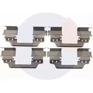 Ремкомплект тормозных колодок CARRAB BRAKE PARTS 2516 YVITFJ6 KA WK4 Fiat Sedici (FY) 1 Кроссовер 2.0 D Multijet 4x4 135 л.с. 2006 – 2014