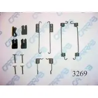 Ремкомплект колодок CARRAB BRAKE PARTS 3TR1YF 3269 Ford Focus 1 Универсал 1.8 TDCi 100 л.с. 2002 – 2004 4 4ZENW4
