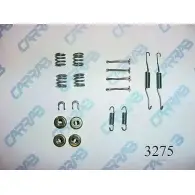 Ремкомплект колодок CARRAB BRAKE PARTS Toyota Yaris Verso (XP20) 1 Минивэн 1.4 D 4D (NLP20. NLP22) 75 л.с. 2001 – 2005 LPOXM 3275 TV 657