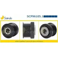 Шкив генератора SANDO B8WYCR5 SCP96105.1 1420435385 W99Q NK