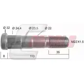 Болт колеса CASALS MLE CJ 1420439384 2GEJF 21389