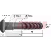 Болт колеса CASALS 1420439385 IGVV7 6 21396 LNECM
