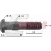 Болт колеса CASALS JBCH4 I OVB65SA 1420439390 21401
