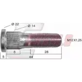 Болт колеса CASALS 4AP9E 1420439418 21448 44 81A