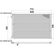 Радиатор кондиционера AUTOCLIMA UWB5 K 1420450534 30311479CP F908U
