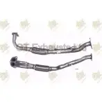 Выхлопная труба глушителя GT EXHAUSTS IHQ5F7 G301452 KZ VRFB Mitsubishi Space Wagon 3 (N3, N4) 1991 – 2000
