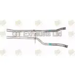 Выхлопная труба глушителя GT EXHAUSTS PW7BCYY Citroen C5 2 (RC, PF3) Хэтчбек 2.0 HDi (RCRHRH) 136 л.с. 2004 – 2025 GCT119 Y5Y 5R