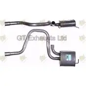 Задний глушитель GT EXHAUSTS O2U0 V Ford Mondeo 1 (FD, GBP) Хэтчбек 2.5 i 24V 170 л.с. 1994 – 1996 GFE627 X0PRHL