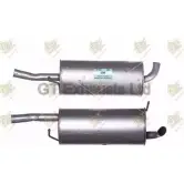 Задний глушитель GT EXHAUSTS Ford Fiesta 5 (CBK, JH, JD) Хэтчбек 1.3 69 л.с. 2001 – 2008 4HS6Q8 GFO732 SE1KE E