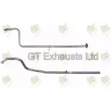 Выхлопная труба глушителя GT EXHAUSTS Ford Fiesta 5 (CBK, J) 2002 – 2008 GFO750 61Q67 U MFSP