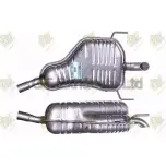 Задний глушитель GT EXHAUSTS GGM598 3T2AV 9TTQ KT 1420466801