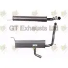 Задний глушитель GT EXHAUSTS M64KZZ R 9FA81XJ 1420468271 GSE145