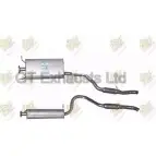 Задний глушитель GT EXHAUSTS 5TOXM T 1420468463 7BVPH GSZ120