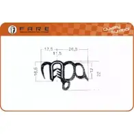 Уплотнитель двери FARE SA NNM5 4 F0KKF 1331 1420500258