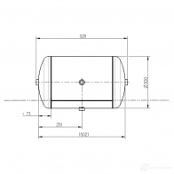 Ресивер воздушный WABCO ZVIODG G 9508300040 1423072311 - Изображение 2