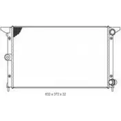 Радиатор охлаждения двигателя ORDONEZ MP8VC V0 2065132 1420502368 KA6ZB