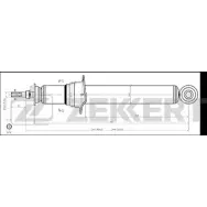 Амортизатор ZEKKERT 9BB 37R 1420503523 586H9FP SG-6269