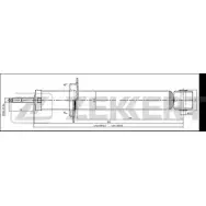 Амортизатор ZEKKERT Lada Granta SO-6180 714V Z5 Q6V1D
