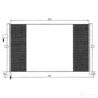 Радиатор кондиционера WAECO 4015704140675 X0L 7MA 8880400340 1212765745 - Изображение 2