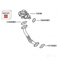 Клапан EGR WAHLER 7527D 865718 Z APLO12 4029783011153 - Изображение 5