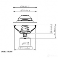 Термостат WAHLER 4489.90D 8V8T RL 4029783010941 865535