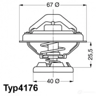 Термостат WAHLER 4176.70D 1423280133 5RHN OAL 4029783003349 - Изображение 1