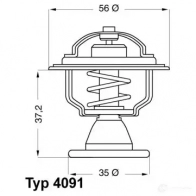 Термостат WAHLER 865263 4029783008702 KXVCKI V 4091.82D