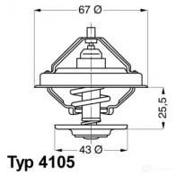 Термостат WAHLER 4105.65D D 0D2H 865312 4029783005794