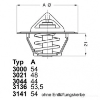 Термостат WAHLER 3000.80 865083 FX LZD 4029783000744