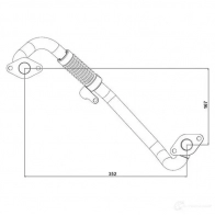 Трубка клапана EGR WAHLER 865644 4029783010286 EV WFW 665104D - Изображение 1